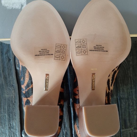 Louise Et Cie Women's Zeopard Leather Boots Sz 9M - Picture 8 of 9